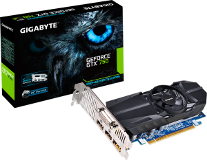 Karta graficzna Gigabyte GeForce GTX 750 OC, 2GB GDDR5 (128 Bit), 2xHDMI, DVI, DP (GV-N750OC-2GL) 1