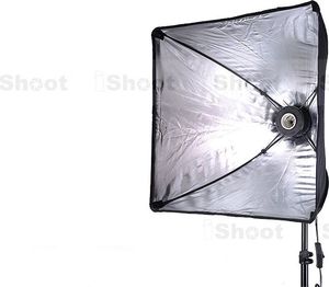 IShoot SOFTBOX 40x40cm + OPRAWA NA ŻARÓWKĘ / LAMPĘ E27 5