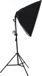 Massa SOFTBOX 50x70cm + OPRAWA NA CZTERY ŻARÓWKI E27 10