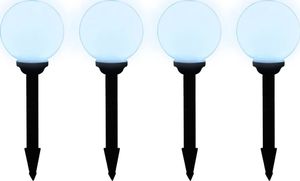 vidaXL Lampy do oświetlenia ścieżki, 8 szt, LED, 15 cm, ze szpikulcami 4