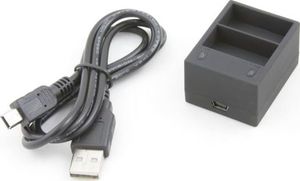 Xrec Ładowarka USB na 2x akumulator do GoPro HERO 3 3+ 1