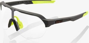 100% Okulary 100% S2 Soft Tact Cool Grey - Photochromic Lens (Szkła Fotochromatyczne, przepuszczalność światła 16-77%) (NEW) 1