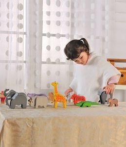 Figurka EverEarth Małpka drewniania - bambusowa (EE33540) 4