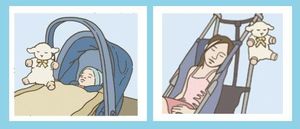 Cloud B Cloud b®Sleep Sheep On The Go™-Pozytywka Owieczka w podróży 4