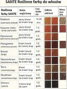 Sante Roślinna farba do włosów w proszku miedź 2
