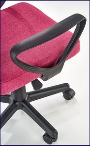 Krzesło biurowe Elior Chester Różowe 3