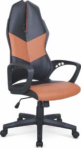 Krzesło biurowe Elior Elegancki fotel gabinetowy Ortis - czarno - brązowy 1