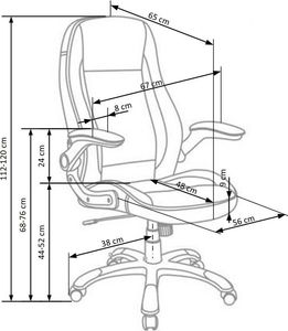Krzesło biurowe Elior Cubot Białe 4
