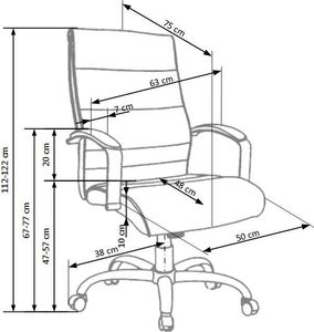 Krzesło biurowe Elior Canot Czarne 3