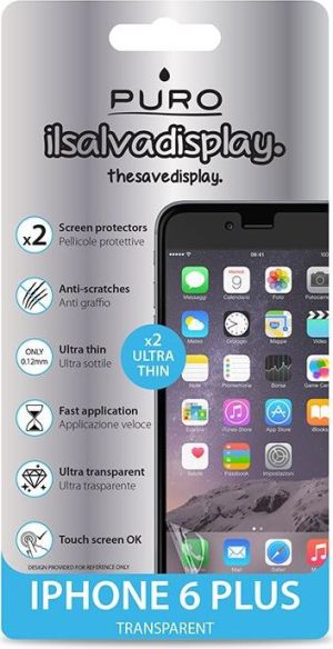 Puro 2 x folia ochronna na ekran iPhone 6 Plus (SDIPHONE655) 2