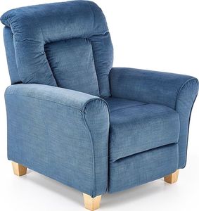 Elior Rozkładany fotel wypoczynkowy Ervin - niebieski 1