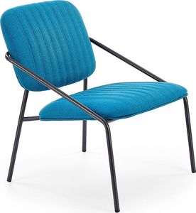 Elior Industrialny fotel wypoczynkowy Venser - niebieski 1