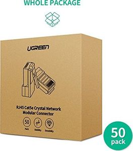 Ugreen Wtyczka RJ45 UGREEN Ethernet, 8P/8C, Cat.5/5e, UTP (50szt.) 7
