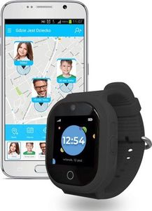 Smartwatch Bezpieczna Rodzina GJD.06 Czarny  (GJD.06C) 2