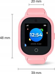 Smartwatch Bezpieczna Rodzina GJD.06 Różowy  (GJD.06R) 5