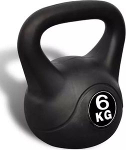 Kettlebell vidaXL bitumiczny 6 kg 3