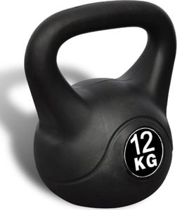 Kettlebell vidaXL bitumiczny 12 kg 3