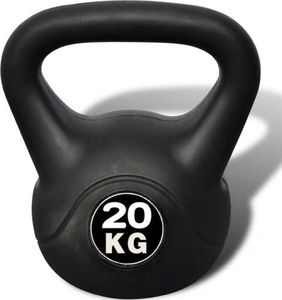 Kettlebell vidaXL bitumiczny 20 kg 4