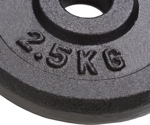 vidaXL Obciążniki żeliwne, 8 sztuk, 20 kg (91391) 3