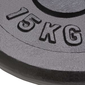 vidaXL Obciążniki żeliwne, 2 sztuki, 30 kg (91396) 3
