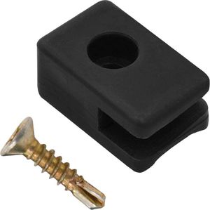 vidaXL Przelotka do drutu siatki ogrodzeniowej ze śrubą, 100 zestawów 3