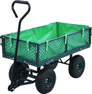 vidaXL Ogrodowy wózek ręczny, zielony, 250 kg 1