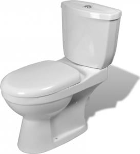 Zestaw kompaktowy WC vidaXL 70 cm cm biały (240549) 1