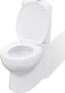 Zestaw kompaktowy WC vidaXL 68 cm cm biały (141133) 1