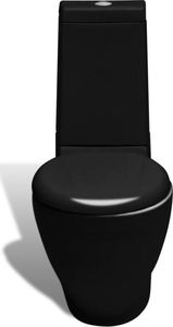 Zestaw kompaktowy WC vidaXL 66 cm cm czarny (141136) 2