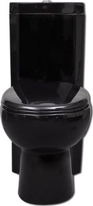 Zestaw kompaktowy WC vidaXL 68 cm cm czarny (141134) 2