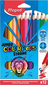 Maped Kredki Colorpeps Strong Jumbo 12 kolorów 1