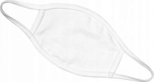 FDTwelve Maseczka ochronna 2-warstwowa wielokrotnego użytku White 2