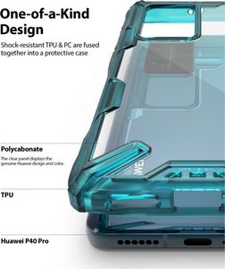 Ringke Etui Fusion x Huawei P40 Pro camo black 3