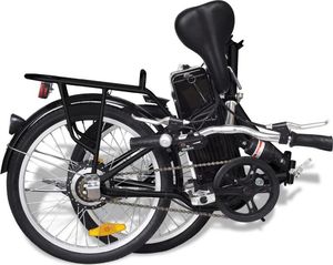 Rower elektryczny vidaXL 90815 20" czarny 2