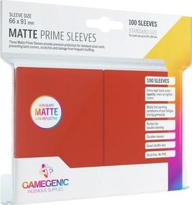 Rebel Gamegenic: Matte Prime CCG Sleeves 66x91mm Red 1
