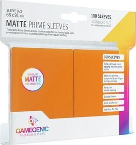 Rebel Gamegenic: Matte Prime CCG Sleeves 66x91mm Orange 1