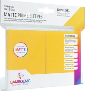 Rebel Gamegenic: Matte Prime CCG Sleeves 66x91mm Yellow 1