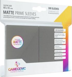 Rebel Gamegenic: Matte Prime CCG Sleeves 66x91mm Grey 1