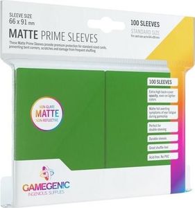 Rebel Gamegenic: Matte Prime CCG Sleeves 66x91mm Green 1