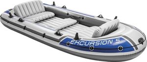 vidaXL Intex Nadmuchiwany ponton Excursion 5 z silnikiem i uchwytem 2