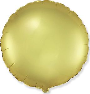 GoDan Balon foliowy okrągły satynowy złoty - 46 cm - 1 szt. uniwersalny 1