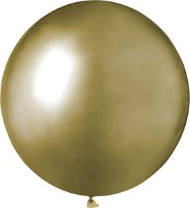 GoDan Balon lateksowy - shiny złoty - 48 cm uniwersalny 1