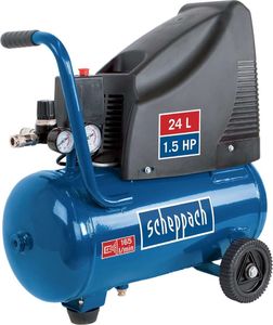 Sprężarka Scheppach SCHEPPACH SPRĘŻARKA BEZOLEJOWA 1100W 8 Bar 24L 165 l/min HC25O SCH5906112901 1