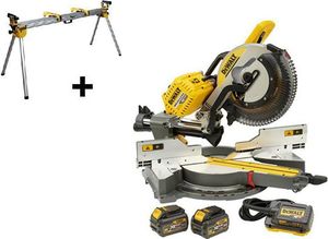 Ukośnica Dewalt DEWALT FLEXVOLT PIŁA UKOŚNICA 54V / 18V 305mm DHS780T2A + STOJAK DE7023 DHS780T2A-QW+DE7023 1