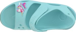 Crocs Sandały dziecięce Fun Lab Unicorn Charm Sandal niebieskie r. 19/20 (206366-4O9) 3