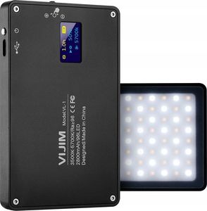 Lampa pierścieniowa Ulanzi Vl-1 600lm 3000-6500k 3