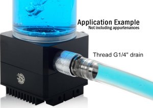 BitsPower Touchaqua Wylot wody G1/4 cali AG - 2 sztuki srebrny 2