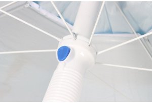 Royokamp  Namiot Parawan Parasol Plażowy Niebieski 6