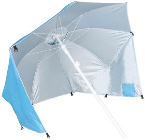 Royokamp  Namiot Parawan Parasol Plażowy Niebieski 11
