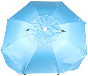 Royokamp  Namiot Parawan Parasol Plażowy Niebieski 14